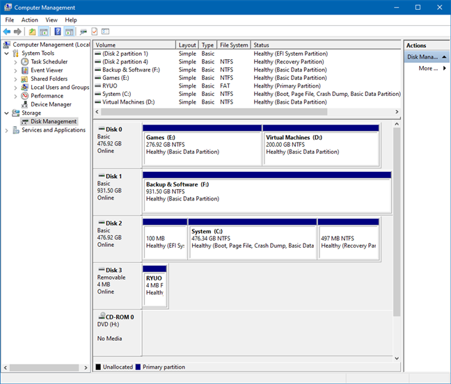 The VHD file has been detached (unmounted)