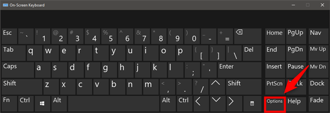 On-Screen Keyboard Options