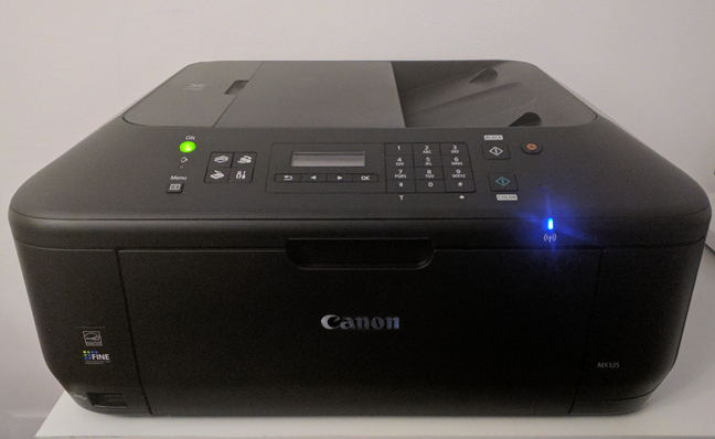 A wireless printer made by Canon