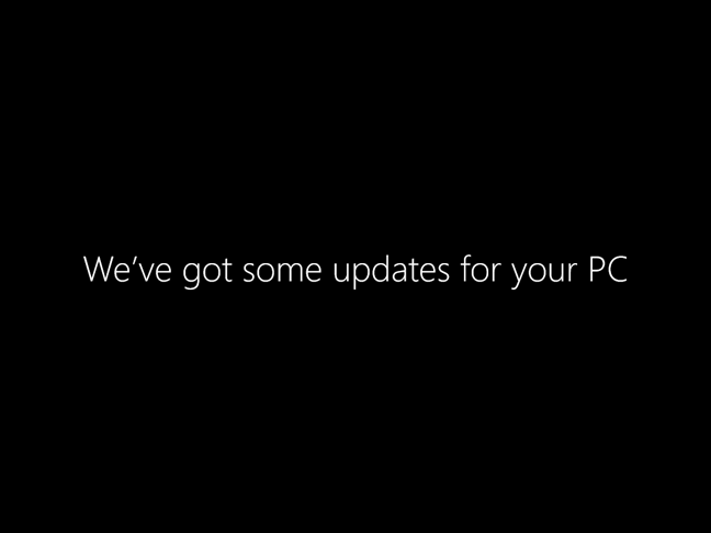 Windows 10 has some updates to install