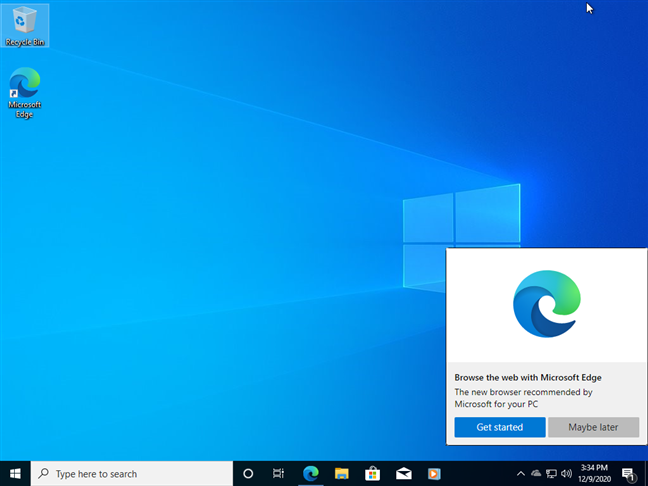 Windows 7 or 8.1 has been upgraded to Windows 10