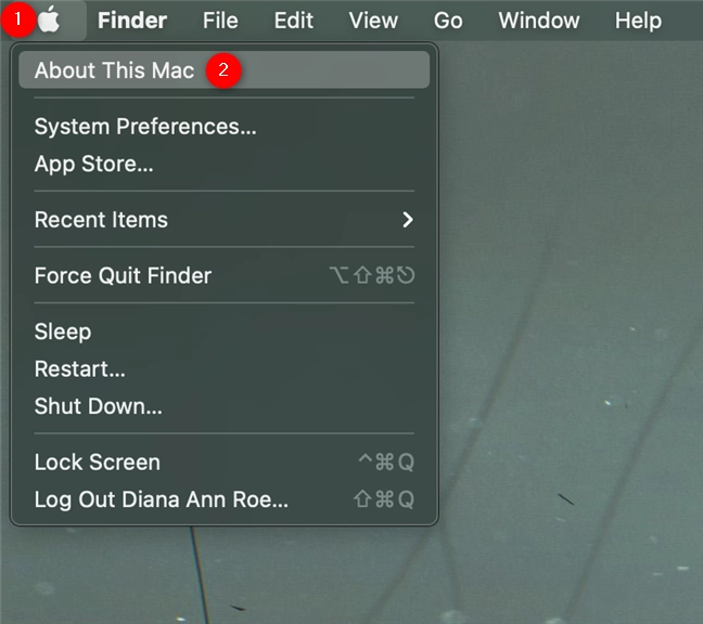 Choose About This Mac to find the current mac OS version