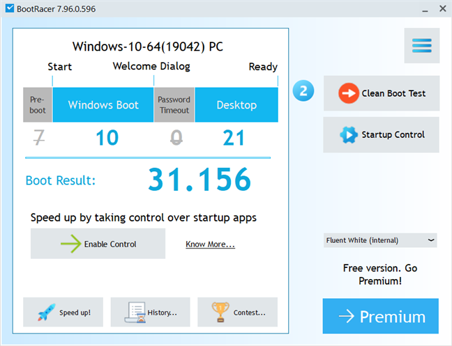 MSI GE66 Raider 10SGS gaming laptop: Boot time