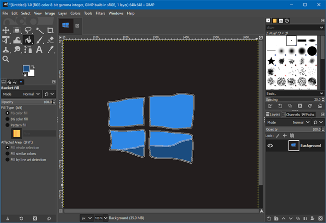 Alternative Paint: GIMP