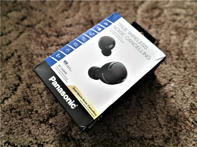 Panasonic RZ-S500W: The back of the box