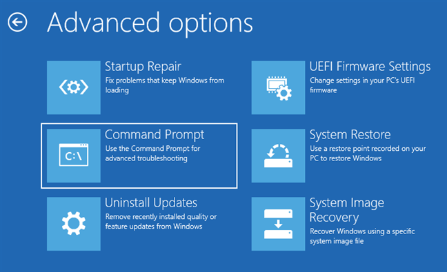 Choose Command Prompt and run mdsched.exe