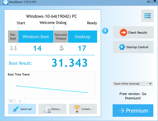 Intel NUC10i5FNH - Boot time