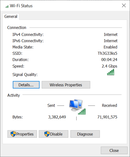 The Wi-Fi on the Intel NUC10i5FNH