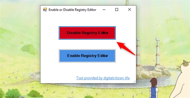 Disable Registry Editor