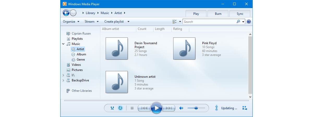 How to play music in Windows Media Player