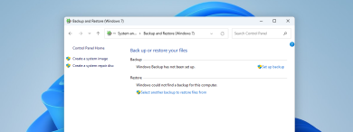 How to restore files and folders from a Windows backup