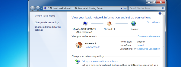 How to Rename the Active Network Connection in Windows 7