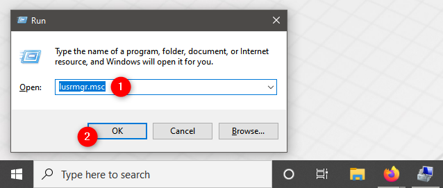 lusrmgr.msc windows 10 home