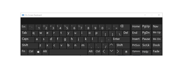 How to use the On-Screen Keyboard in Windows