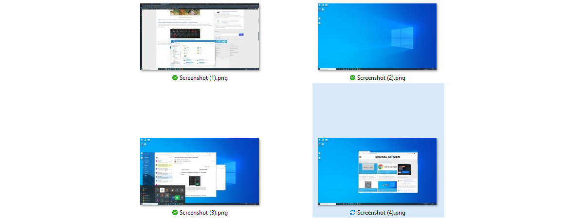 Where are screenshots saved on Windows, Mac, Android, and iOS?
