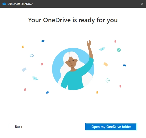 OneDrive is ready