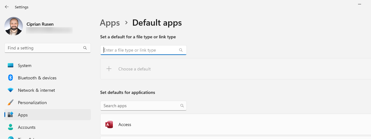 How to set default apps in Windows 11 (file associations)