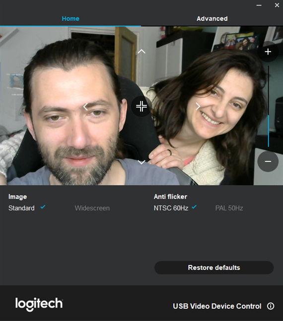 Logitech Camera Settings