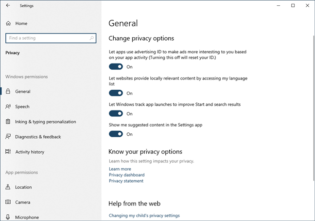 Privacy controls are comprehensive