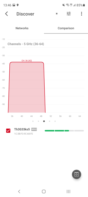 See how the 5 GHz band is used