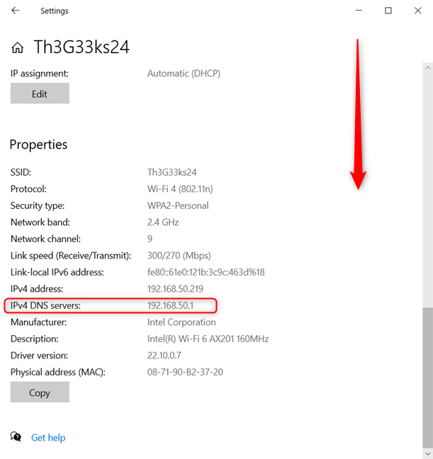 Router address