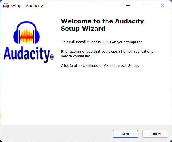 Install Audacity to reverse audio