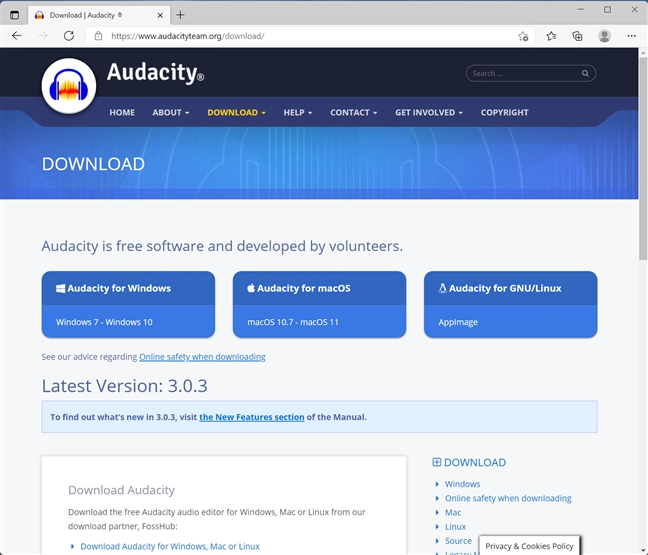 You can use Audacity to reverse audio