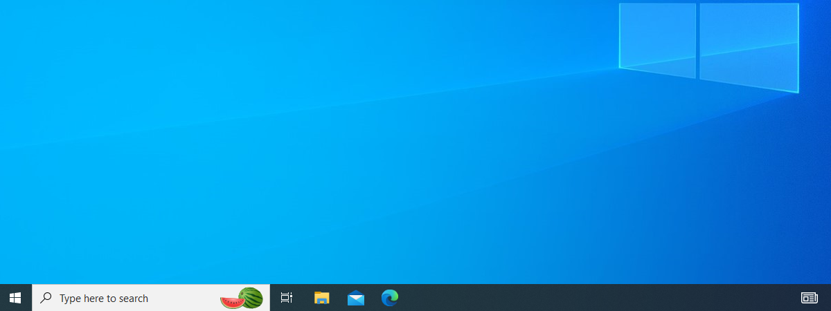 Windows 10 taskbar