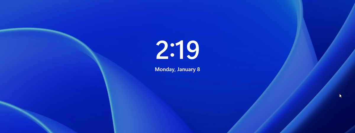 Windows Lock Screen