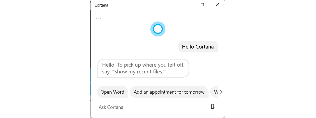 How to start using Cortana in Windows 11 or Windows 10