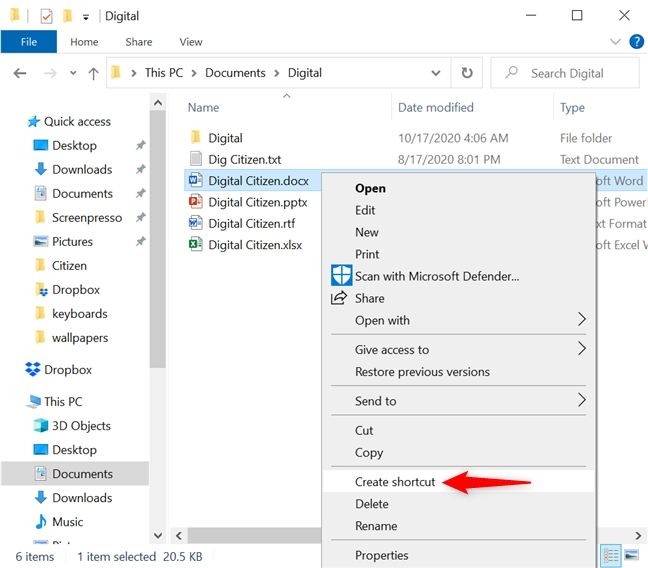 Create a shortcut for the file you want to pin to Start Menu