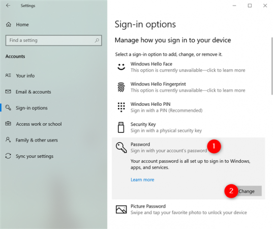 How To Change The Microsoft Password 2 Different Ways Digital Citizen