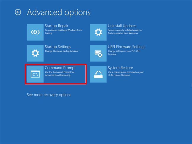 Open Command Prompt