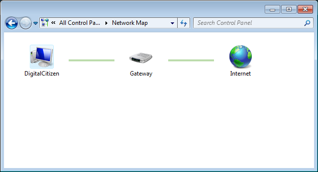 Comparing Windows 7 with Windows 10, the Network Map is gone