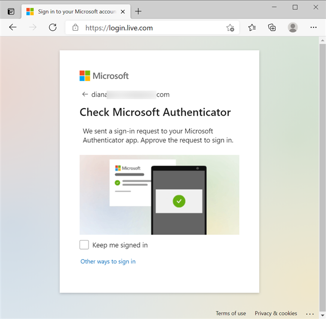 How to get into a Microsoft account without password