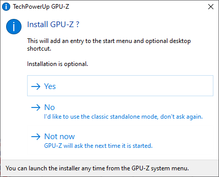 Run TechPowerUp GPU-Z