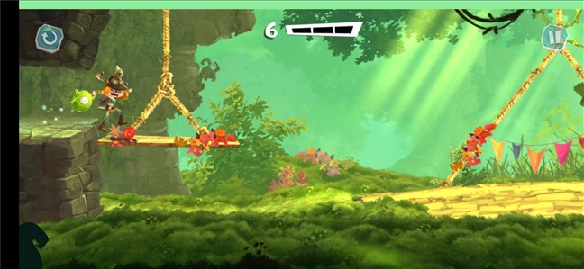 Android no-internet games: Rayman Adventures