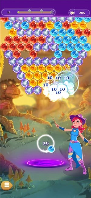 Android no-internet games: Bubble Witch 3 Saga