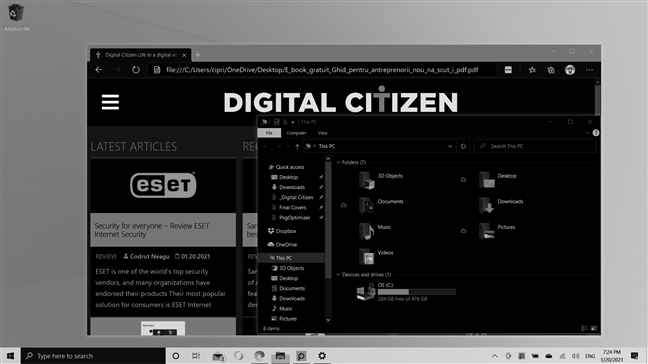 Why is my screen black and white? Fix this in Windows 10! - Citizen