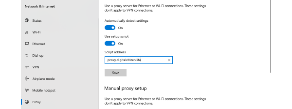 Proxy server