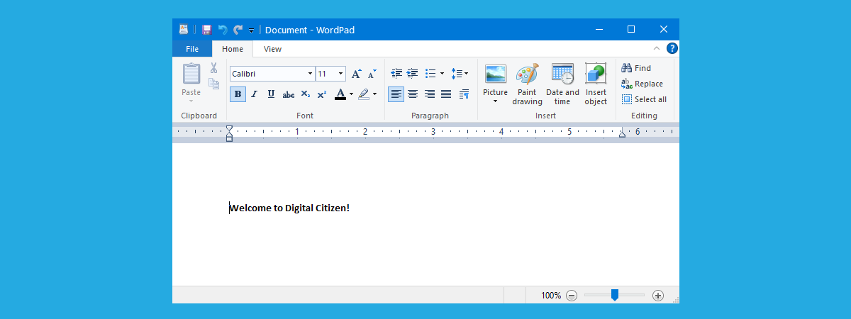 How to work with WordPad in Windows