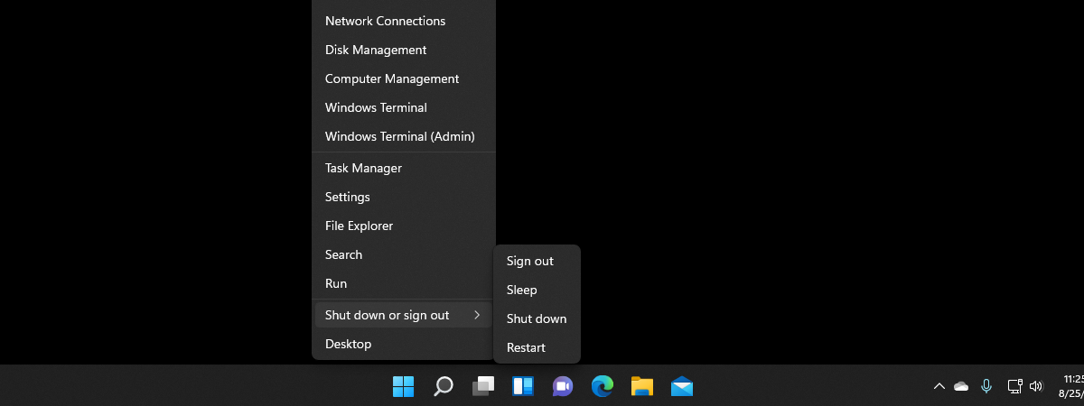 How to edit the WinX menu, in Windows 11 and Windows 10