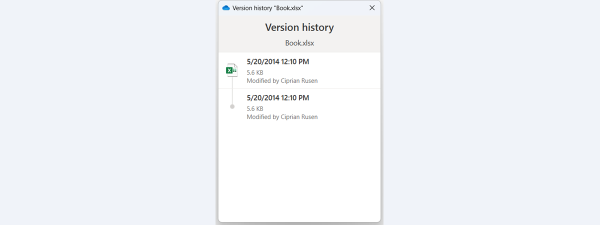 How to use version history in Excel, OneDrive, and Microsoft 365 products