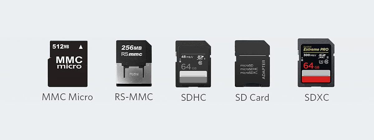 What are the different types of memory cards? What do their specs mean?