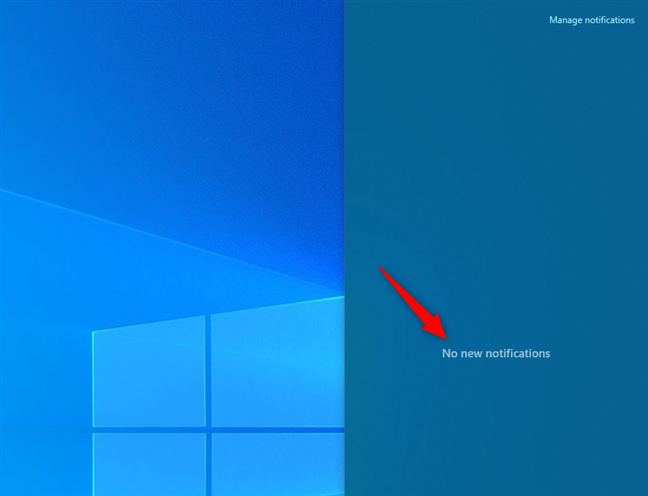 No notifications in Windows 10's Action Center