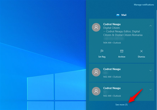 See more notifications in Windows 10's Action Center