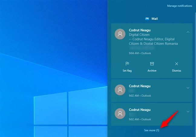 See more notifications in Windows 10's Action Center