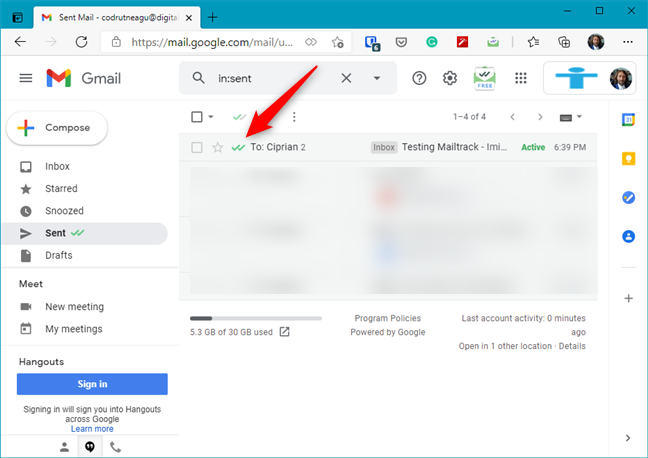 Mailtrack - Microsoft Edge Addons