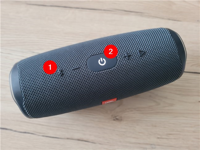 Making a Bluetooth portable speaker enter pairing mode