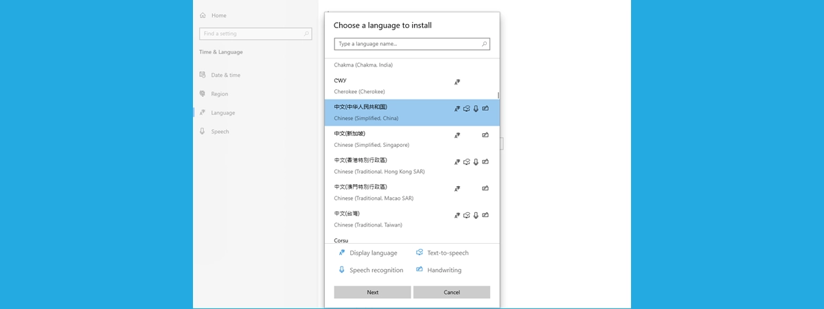 How to change the keyboard language shortcut in Windows 10